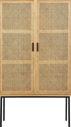 OTTO home Highboard »Feines« Eschenholz-Details, robustem Metallgestell, FSC-zertifiziertem Holz