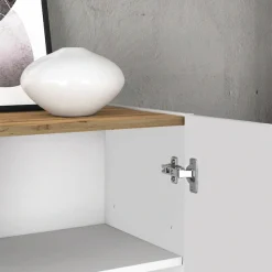 OTTO home Highboard »GARDA ,Kommode, Made in Italy, Breite 102 cm, Höhe 110 cm, grifflos« 1 Stk. tlg. Hochglanzlackierte Fronten, Korpus matt, grifflos