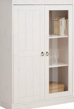 OTTO home Highboard »Indra« Vitrine, Breite 85 cm, aus massiver Kiefer