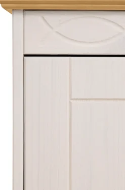 OTTO home Highboard »Indra« Vitrine, Breite 85 cm, aus massiver Kiefer