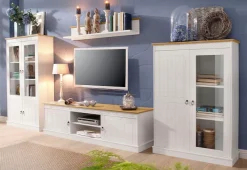 OTTO home Highboard »Indra« Vitrine, Breite 85 cm, aus massiver Kiefer