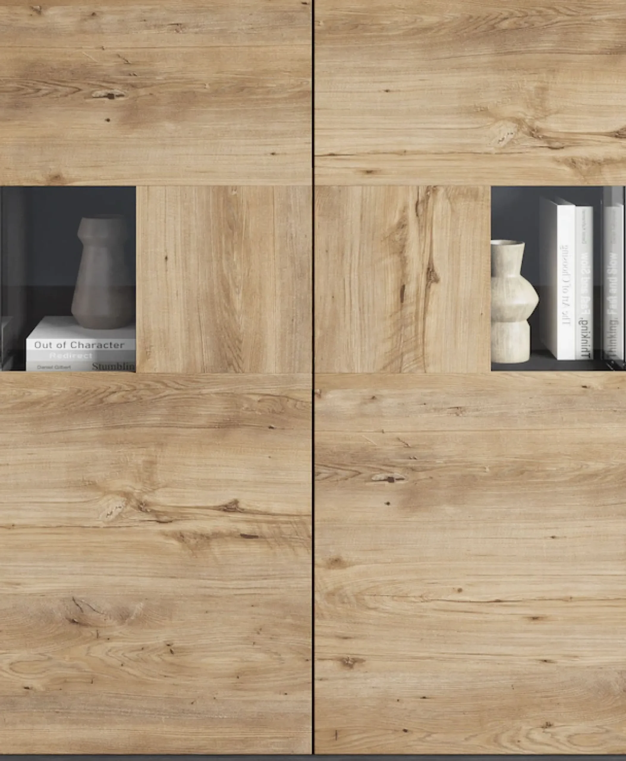 OTTO home Highboard »Kenia« 1 Stk. tlg. Modernes Highboard mit Glastüren, Breite 100 cm