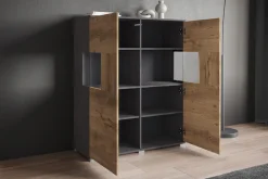 OTTO home Highboard »Kenia« 1 Stk. tlg. Modernes Highboard mit Glastüren, Breite 100 cm