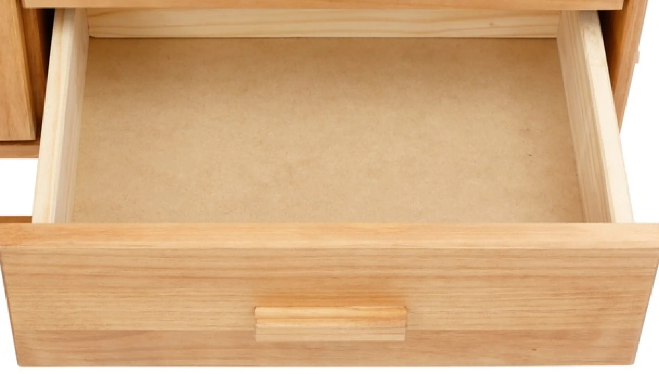 OTTO home Highboard »Linz« Stauraumschrank mit Rattangeflecht auf den Türfronten, Massivholz