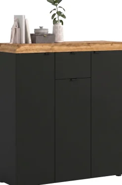 OTTO home Highboard »MAMBO II, Breite 105cm, 3 Türen, 1 Schubkasten, 9 Fächer« 1 Stk. tlg. Kommode, Sideboard, Wohnzimmer, Schlafzimmer