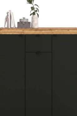 OTTO home Highboard »MAMBO II, Breite 105cm, 3 Türen, 1 Schubkasten, 9 Fächer« 1 Stk. tlg. Kommode, Sideboard, Wohnzimmer, Schlafzimmer