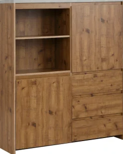 OTTO home Highboard »Maribo« Stauraumschrank im modernen Landhaus-Stil, Breite 125 cm