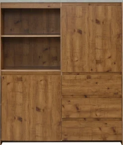 OTTO home Highboard »Maribo« Stauraumschrank im modernen Landhaus-Stil, Breite 125 cm
