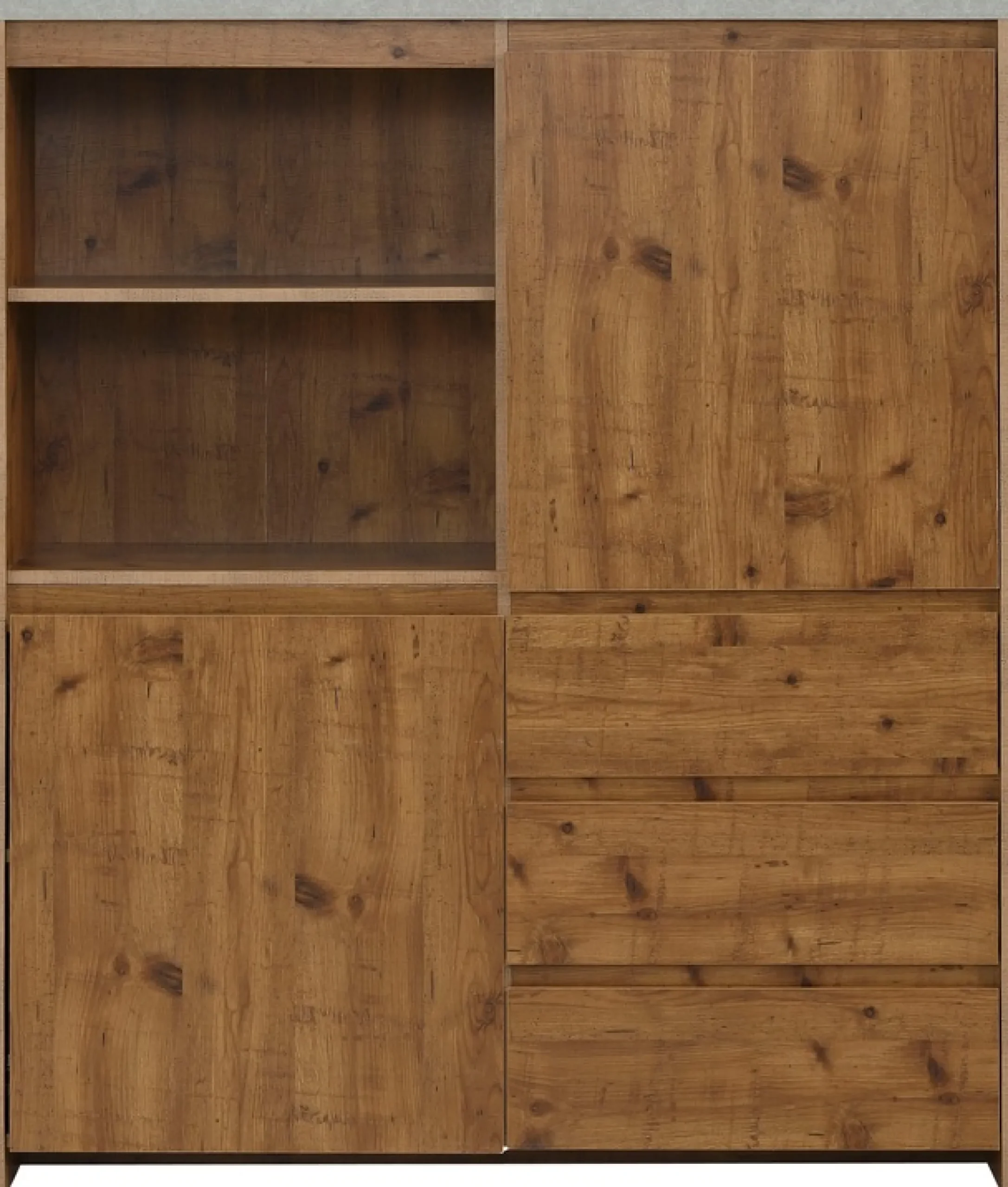 OTTO home Highboard »Maribo« Stauraumschrank im modernen Landhaus-Stil, Breite 125 cm