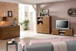 OTTO home Highboard »Maribo« Stauraumschrank im modernen Landhaus-Stil, Breite 125 cm