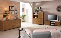 OTTO home Highboard »Maribo« Stauraumschrank im modernen Landhaus-Stil, Breite 125 cm