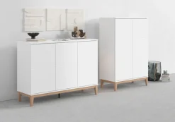 OTTO home Highboard »Maryd« 1 Stk. tlg. Hochkommode mit Untergestell in Holzoptik