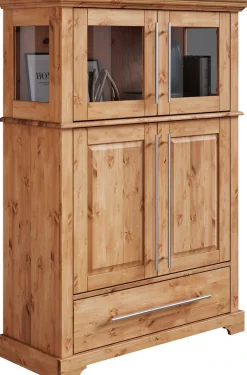 OTTO home Highboard »Melissa Vitrine Breite/Höhe/Tiefe 94/39/133 cm«