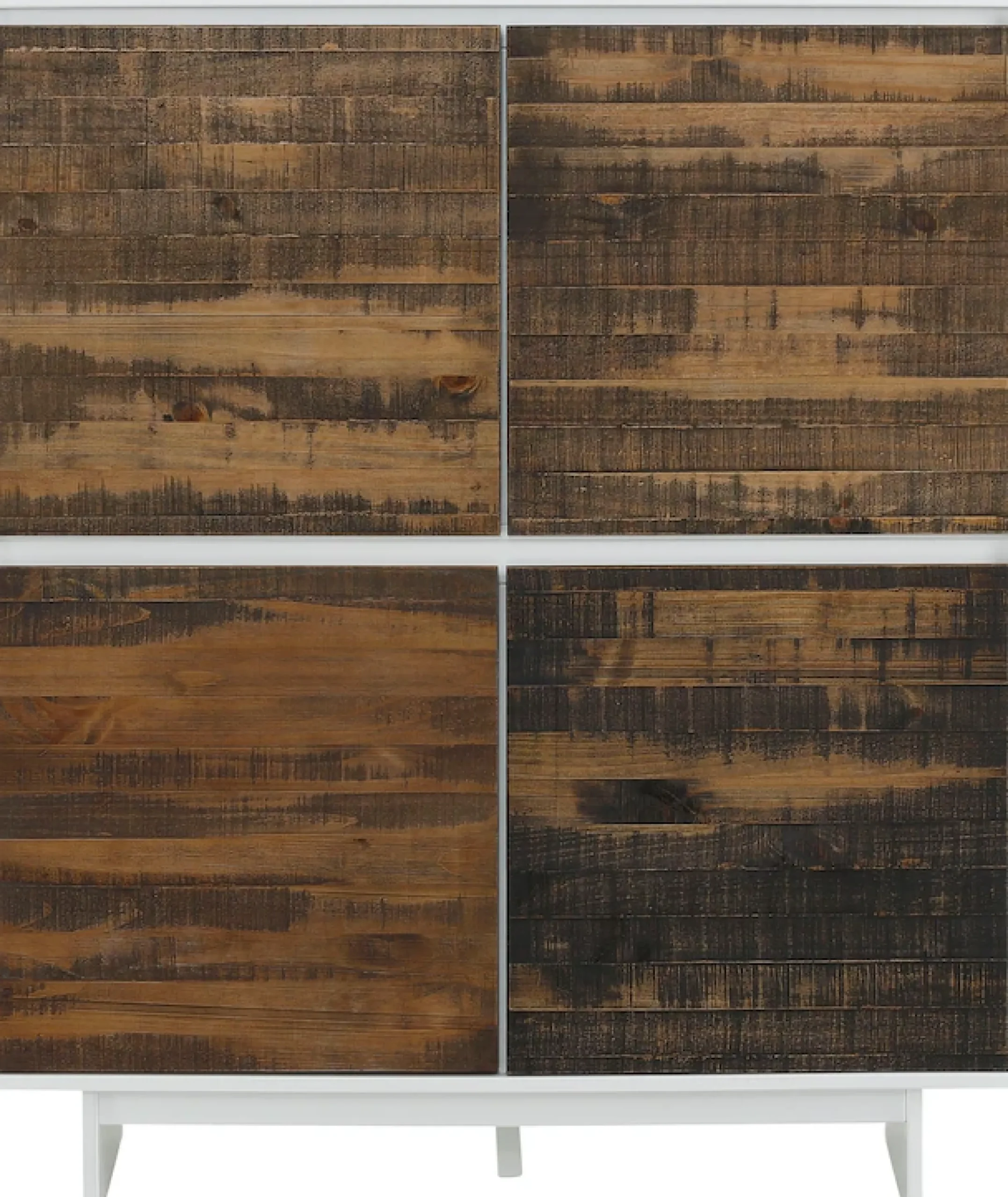 OTTO home Highboard »Morgan Midischrank Hochkommode« aus massivem Kiefernholz, mit eingefrästen Griffmulden, Breite 120 cm