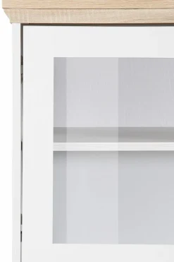 OTTO home Highboard »Nanna« Vitrine in Eichen-Optik, Breite 118 cm