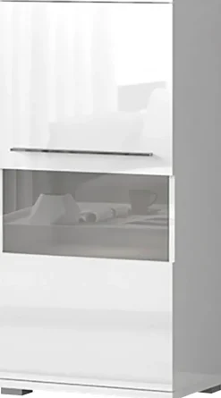 OTTO home Highboard »Piano Vitrine« (H/B/T): 123/60/40,2cm,UV lackiert, Soft-Close Funktion