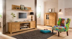 OTTO home Highboard »Rauna« Vitrine, Breite 103 cm, FSC®-zertifiziertes Massivholz