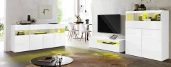 OTTO home Highboard »Schrank, Hochschrank, Hochkommode« mit 2 Türen und 1 Schubkasten, Breite 100 cm, ohne Beleuchtung