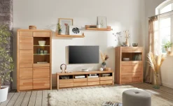 OTTO home Highboard »Silkeborg« schöne grifflose Optik, teilmassiv