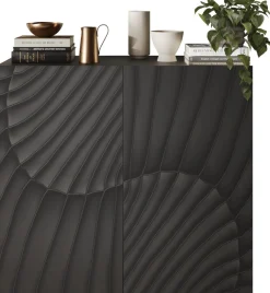 OTTO home Highboard »Snake, Kommode, Anrichte, Stauraummöbel, Höhe 123 cm, Breite 121 cm« moderne Wohnmöbel, 2 Türen, viel Stauraum, stilvoll und funktional