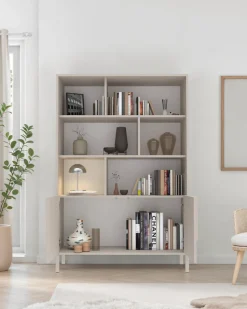 OTTO home Highboard »Stone« 3D-Design, Stauraum dekorativ & praktisch, Füße wählbar