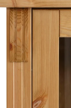 OTTO home Highboard »Teresa« Maße (B/T/H): 119/40/120 cm,Vitrine, Türen mit Glaseinsätzen, aus massiver Kiefer, FSC®