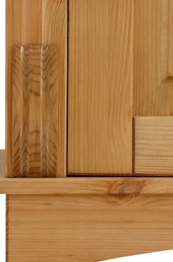 OTTO home Highboard »Teresa« Maße (B/T/H): 119/40/120 cm,Vitrine, Türen mit Glaseinsätzen, aus massiver Kiefer, FSC®