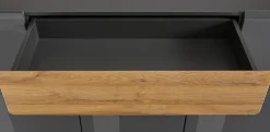 OTTO home Highboard »Toledo,Breite 147,5 cm,trendige Hochkommode mit 3 Türen 1SK« Hochschrank mit viel Stauraum, stylische Hochglanzfronten