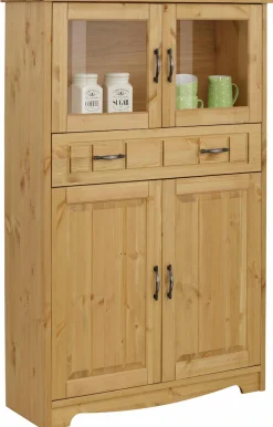 OTTO home Highboard »Trinidad« Vitrine, Breite 102 cm