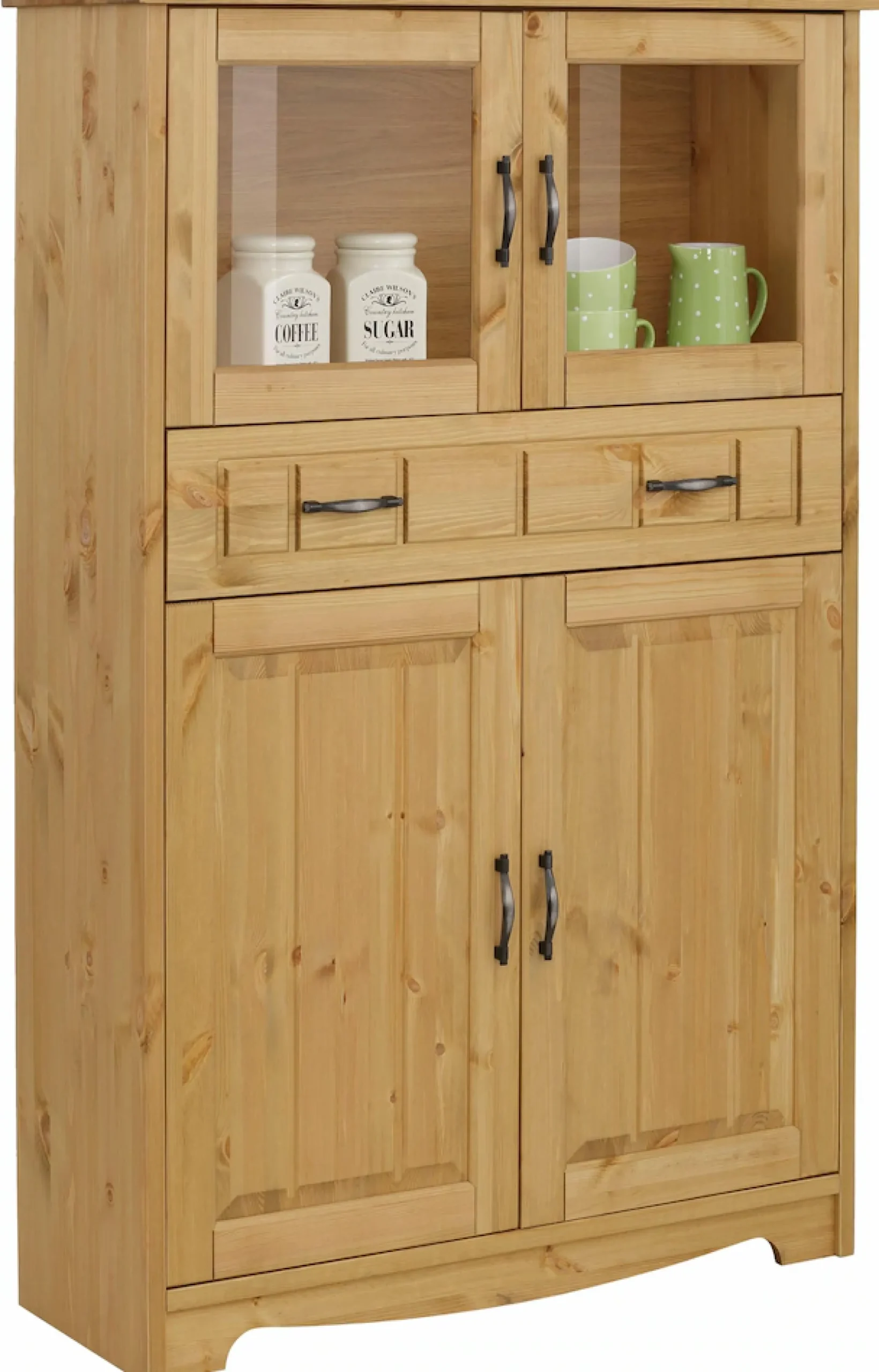 OTTO home Highboard »Trinidad« Vitrine, Breite 102 cm