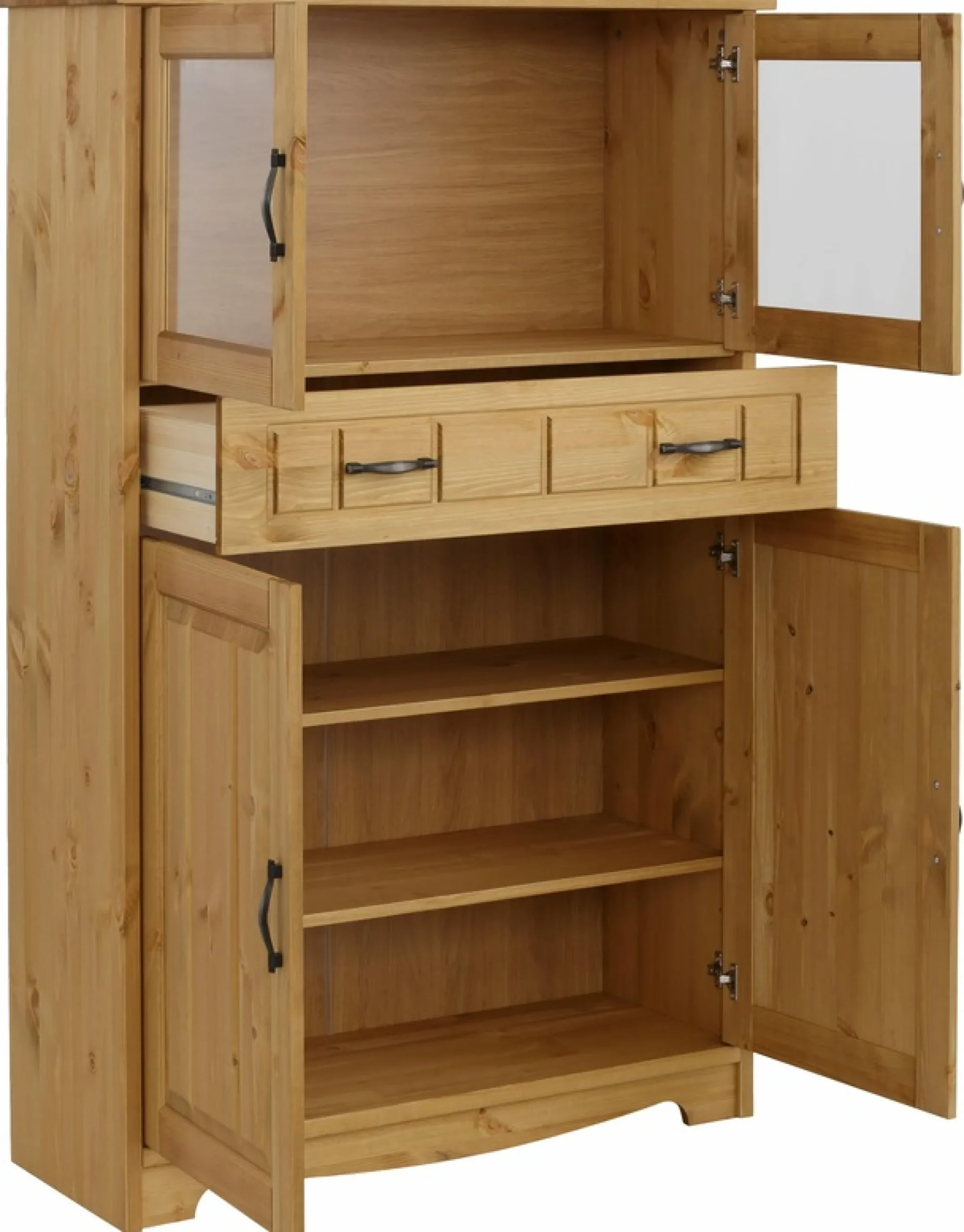 OTTO home Highboard »Trinidad« Vitrine, Breite 102 cm