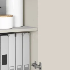 OTTO home Highboard »VELA, Höhe 120 cm, Design mit schrägen Türen, 8 Fächer, Made in Italy« 1 Stk. tlg. Made in Italy, Maße-B/T/H: 100x35x120,hohes Sideboard,Anrichte,Kommode