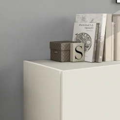 OTTO home Highboard »VELA, Höhe 120 cm, Design mit schrägen Türen, 8 Fächer, Made in Italy« 1 Stk. tlg. Made in Italy, Maße-B/T/H: 100x35x120,hohes Sideboard,Anrichte,Kommode