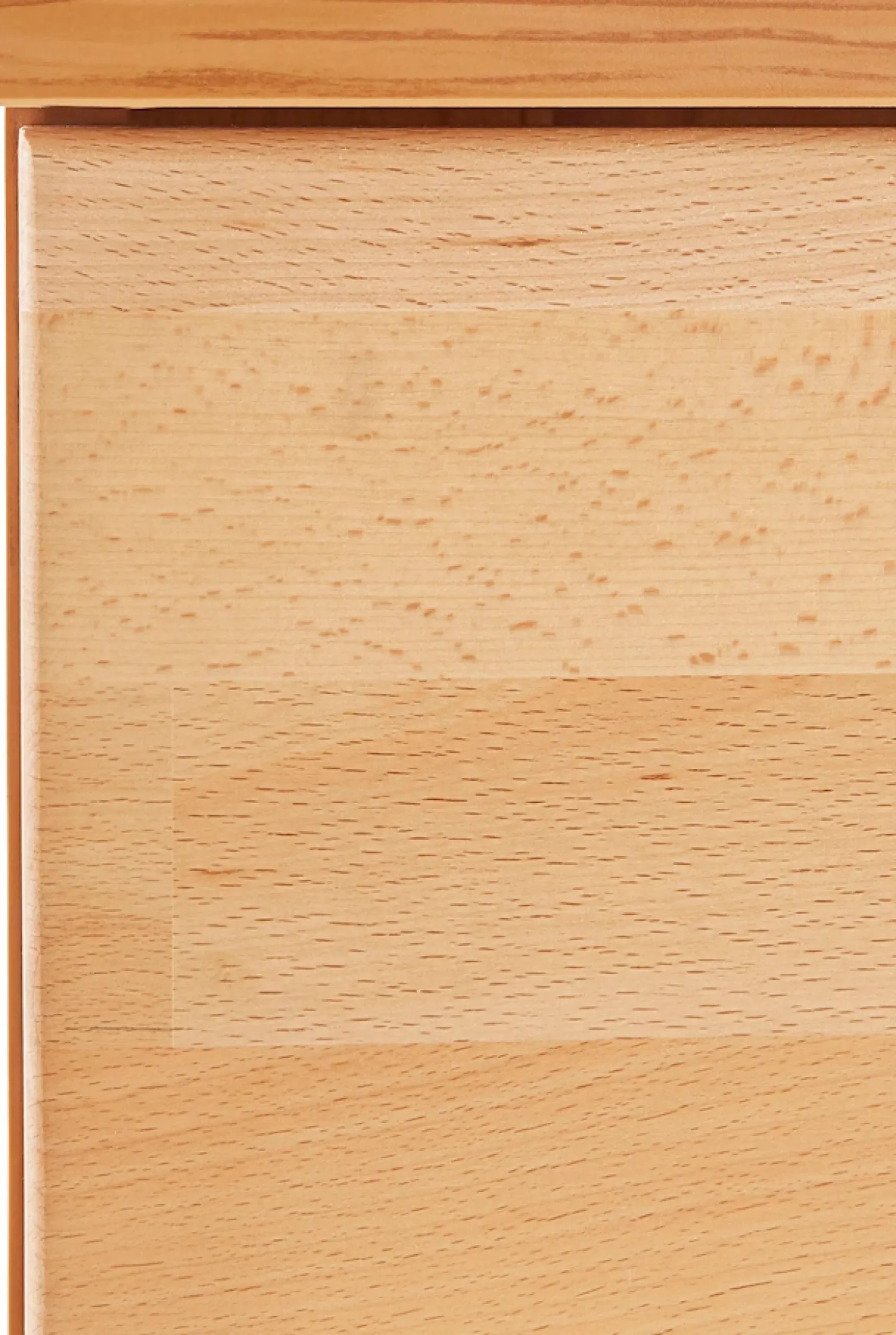 OTTO home Highboard »Vetro,150cm breit,40 cm tief,Fronten Massivholz,9 Fächer« Kernbuche massiv, Holzwerkstoff, 3Türen,6 Schubladen, Griffmulden