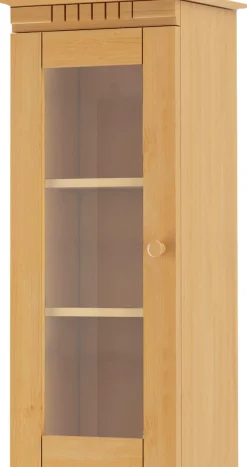 OTTO home Hängevitrine »Cubrix, wahlweise mit oder ohne Glastür« aus schönem massivem Kiefernholz, Breite 35 cm, Höhe 85 cm