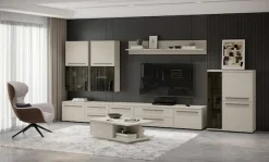 OTTO home Hängevitrine »Opera, Wandschrank, Schwebendes Design für modernen Wohnraum« UV lackiert, Soft Close Funktion, Wandmontiert