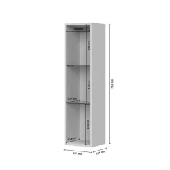 OTTO home Hängevitrine »Opera, Wandschrank, Schwebendes Design für modernen Wohnraum« UV lackiert, Soft Close Funktion, Wandmontiert