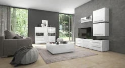 OTTO home Hängevitrine »Piano« mit und ohne Glaselement, UV lackiert, Soft-Close, B/H:59,7/57,4 cm