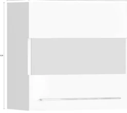 OTTO home Hängevitrine »Piano« mit und ohne Glaselement, UV lackiert, Soft-Close, B/H:59,7/57,4 cm