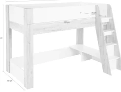 OTTO home Hochbett »Schulkind Hochbett »Riekkei««