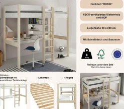 OTTO home Hochbett »Stockbett, Kinderbett, 
