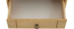 OTTO home Hochschrank »Indra, Badschrank, Badmöbel, Badezimmerschrank« B/T/H: 46/32/186 cm,aus massiver Kiefer, mit Schublade, FSC®-zertifiziert