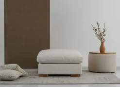 OTTO home Hocker »Comfy« mit Federn und Daunen