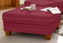 OTTO home Hocker »Husum« mit Kontrastnaht