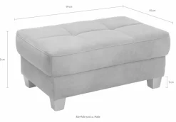 OTTO home Hocker »Puccini« mit Kontrastnaht
