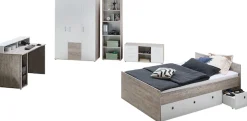 OTTO home Jugendzimmer-Set »Jugendzimmer-Set »Riekke« 5-teilig« Set, 5 Stk. tlg. Farblich abgestimmte Möbelserie