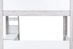 OTTO home Jugendzimmer-Set »Set »Riekke«, viel Stauraum« Spar-Set, Kleiderschrank 3 türig, Hochbett, Standregal, Schreibtisch, 4 Stk. tlg. Hochbett, Etagenbett, Ablagefach unter dem Bett, Blauer Engel,