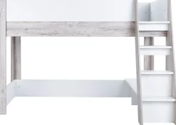 OTTO home Jugendzimmer-Set »Set »Riekke«, viel Stauraum« Spar-Set, Kleiderschrank 3 türig, Hochbett, Standregal, Schreibtisch, 4 Stk. tlg. Hochbett, Etagenbett, Ablagefach unter dem Bett, Blauer Engel,