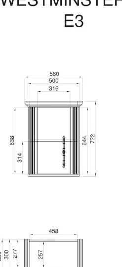 OTTO home Küche »KS-Westminster« Breite 204 cm, ohne E-Geräte