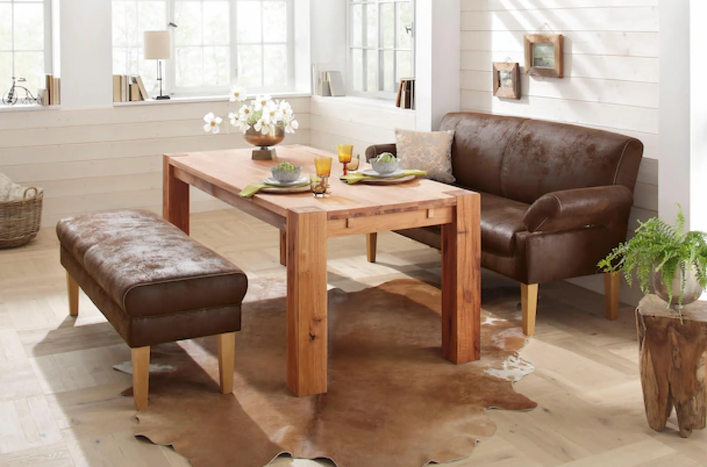 OTTO home Küchensofa »Malmö« 3-sitzig für Speisetische